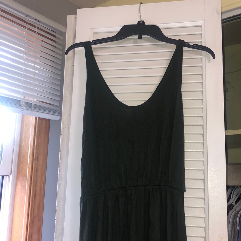 One piece jump suit.